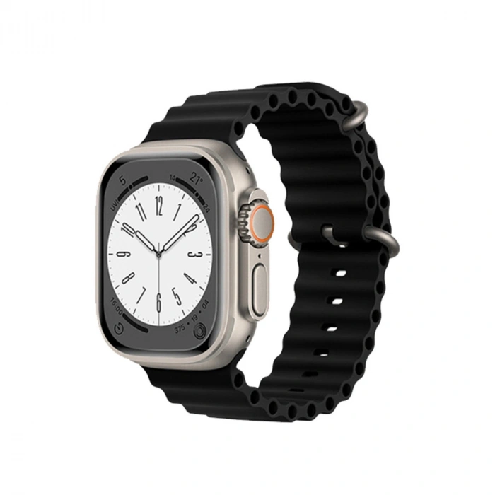 Apple Watch 38mm Ocean Kordon (SAAT DEĞİLDİR) - Siyah