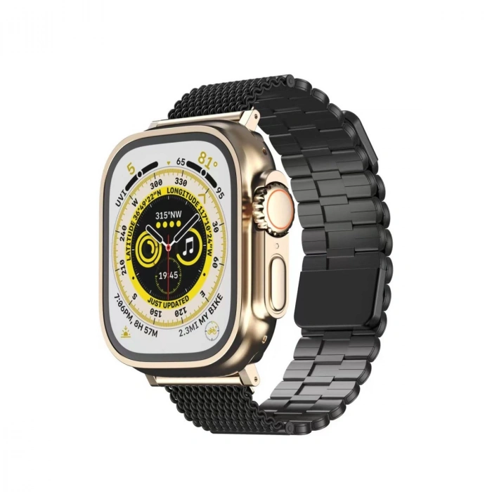 Apple Watch 42mm Ascend Metal Kordon (SAAT DEĞİLDİR) - Siyah