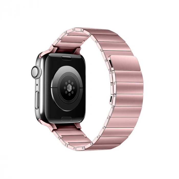 Apple Watch 42mm Kr404 Huks Kordon (SAAT DEĞİLDİR) - Rose Gold