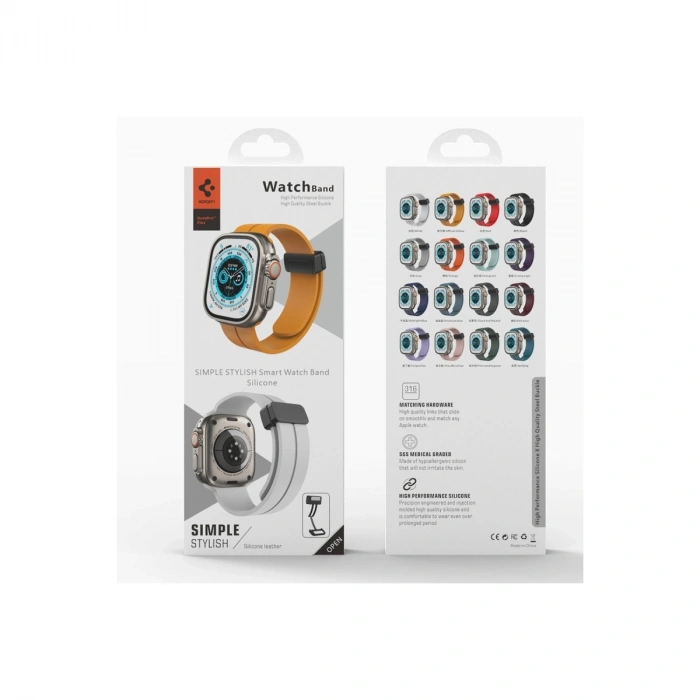 Apple Watch 42mm Kr412 Elegance Stylısh Kordon (SAAT DEĞİLDİR) - Kırmızı