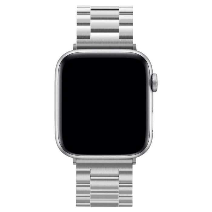 Apple Watch 42mm Metal Baklalı Kordon (SAAT DEĞİLDİR) - Gümüş