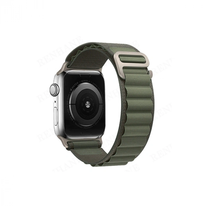 Apple Watch Ultra 49mm Mountain Kordon (SAAT DEĞİLDİR) - Yeşil