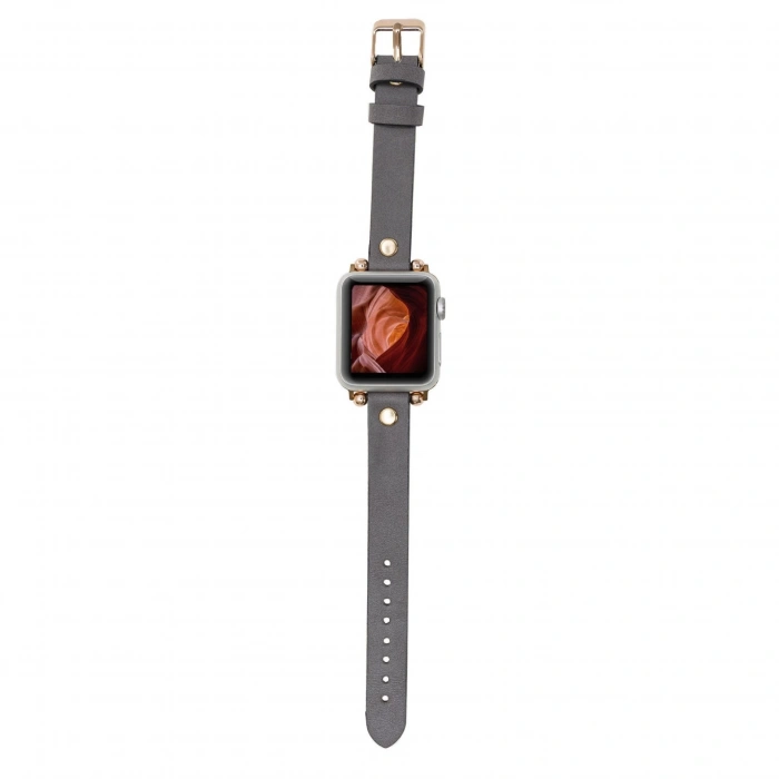 Apple Watch Uyumlu Deri Kordon Ferro 38-40-41mm RT RST9