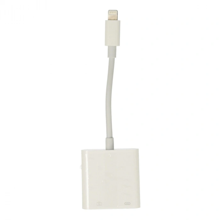 Apr22 Iphone Otg 2in1 - Beyaz