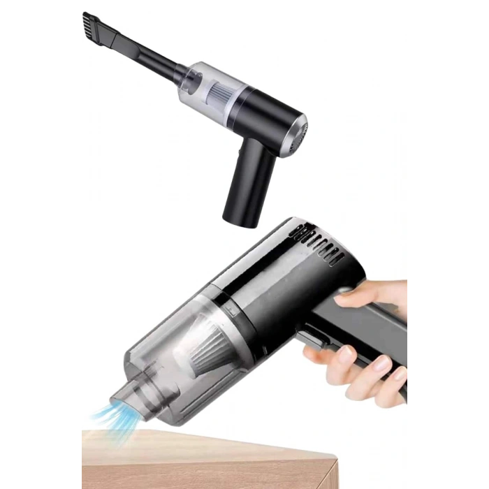 Araç İçi Süpürge Kablosuz Şarjlı Elektrikli Süpürge Elde Taşınabilir