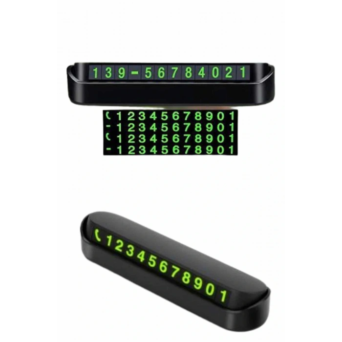 Araç Park Numaratörü Tüm Araçlara Uyumlu Araba Numaralık