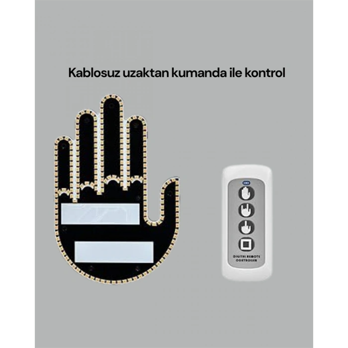 Aracınız İçin Eğlenceli Ve Güvenli İletişim: Led Jest Lambası, Uzaktan Kumandalı, Kolay Montaj