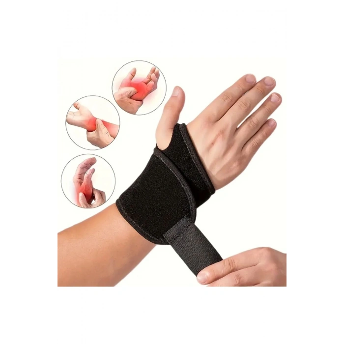Ayarlanabilir Destekli Kadın&erkek El Bilekliği Sağ & Sol El Uyumlu, Spor Ve Günlük Kullanıma Uygun