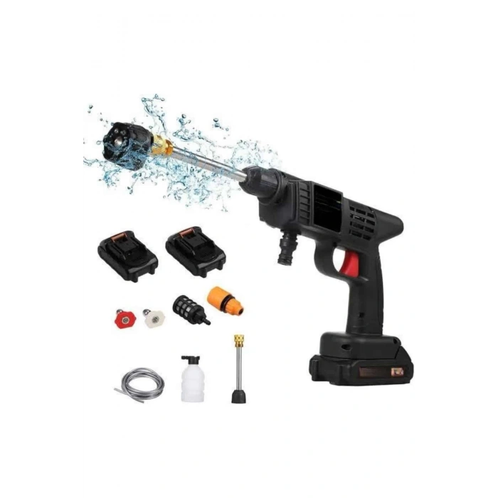 Bahçe Sulama Tabancası Makinesi Yüksek Basınçlı Akülü Yıkama Makinesi