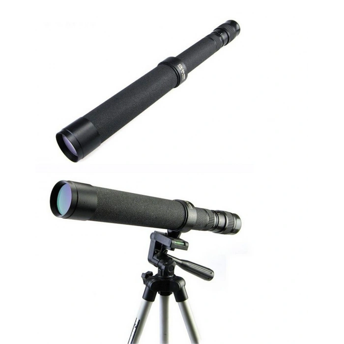 Baigish Zt8-24x40 Rus Model Zoomlu Deri Çantalı Tripot Bağlanan Tekli Dürbün