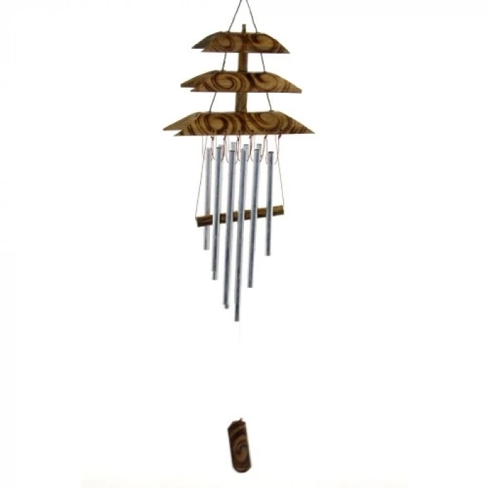 Bambu Metal Çanlı Rüzgar Çanı