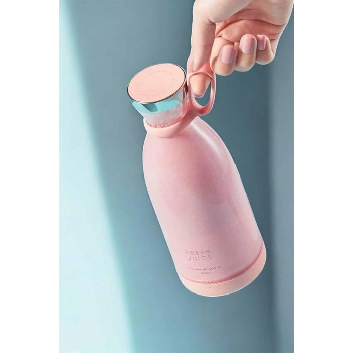 Bardak Blender Smoothie Meyve Sıkacağı Şarjlı Cam Taşınabilir