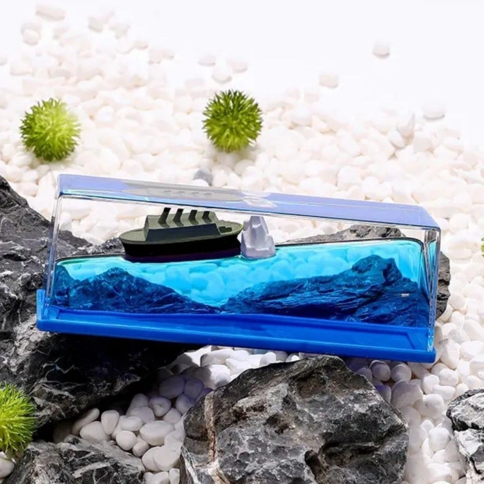 Batmayan Gemi Hediyelik Dekoratif Ev ve Ofis Hediyesi Özel Aşk Gemisi (5324)