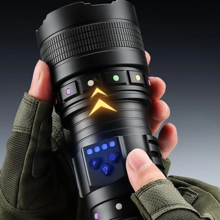 Bedotech Bd-2 30w Tg Led Alüminyum Alaşımlı Zoomlu Type-c Şarjlı El Feneri