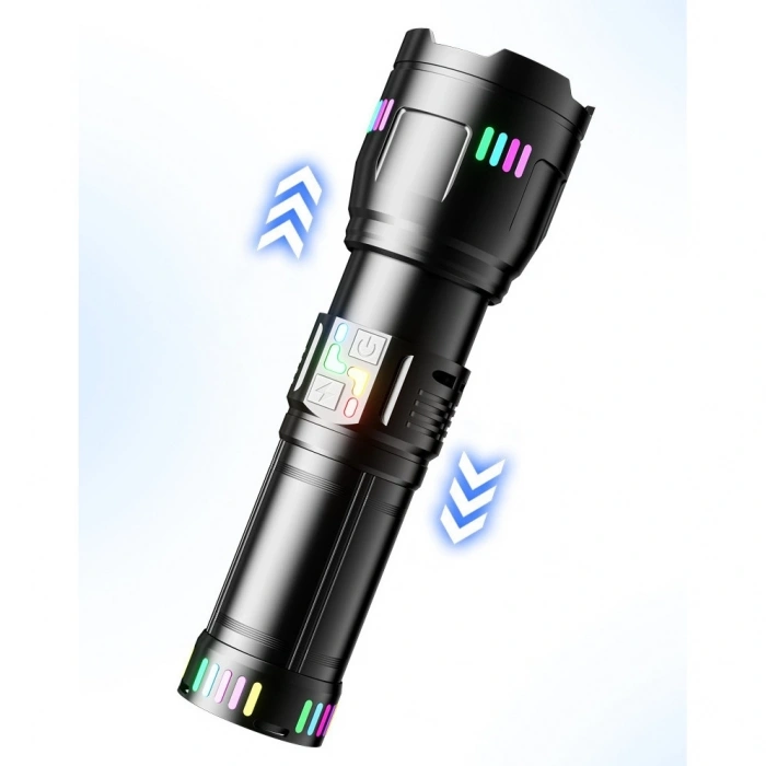 Bedotech Bd-g01 30w Tg Led Alüminyum Alaşımlı Zoomlu Type-c Şarjlı El Feneri