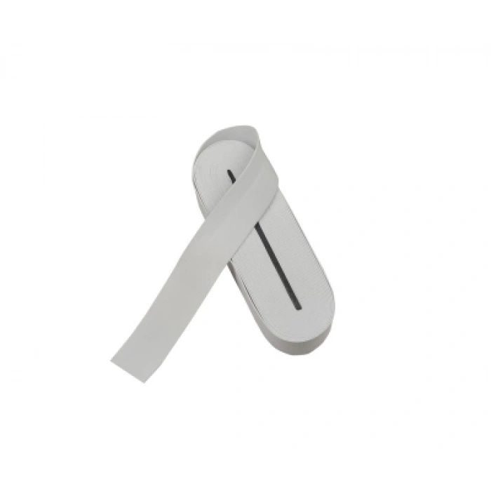 BEYAZ - 4CM PAÇA LASTİK YASSI GENİŞ 10MT (5324)