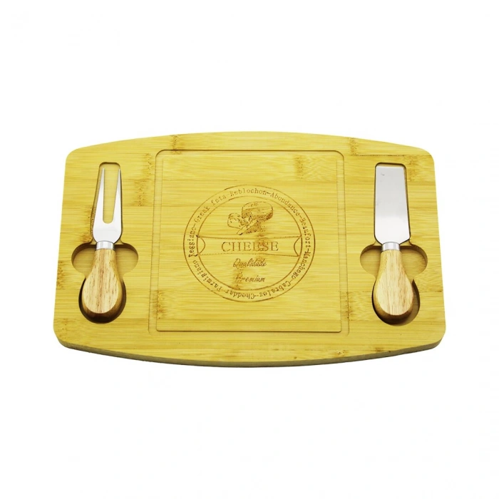 BIÇAK SAĞ-SOL 19X29CM -1.5CM AHŞAP BAMBU KAHVALTI PEYNİR SUNUM TABAK 2PEYNİR BIÇAK=AHŞAP SAPLI (5324)