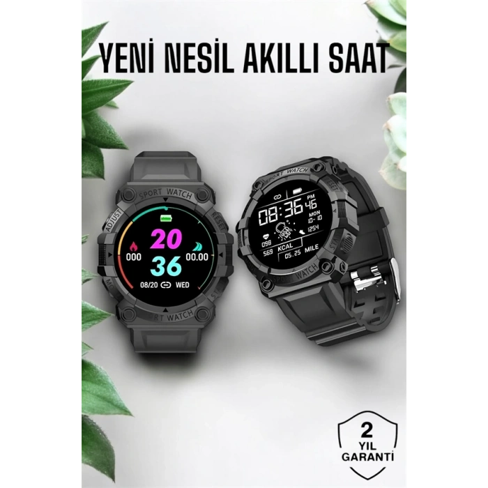 Bluetooth 5.0 Destekli Çok Fonksiyonlu Yeni Nesil Akıllı Saat