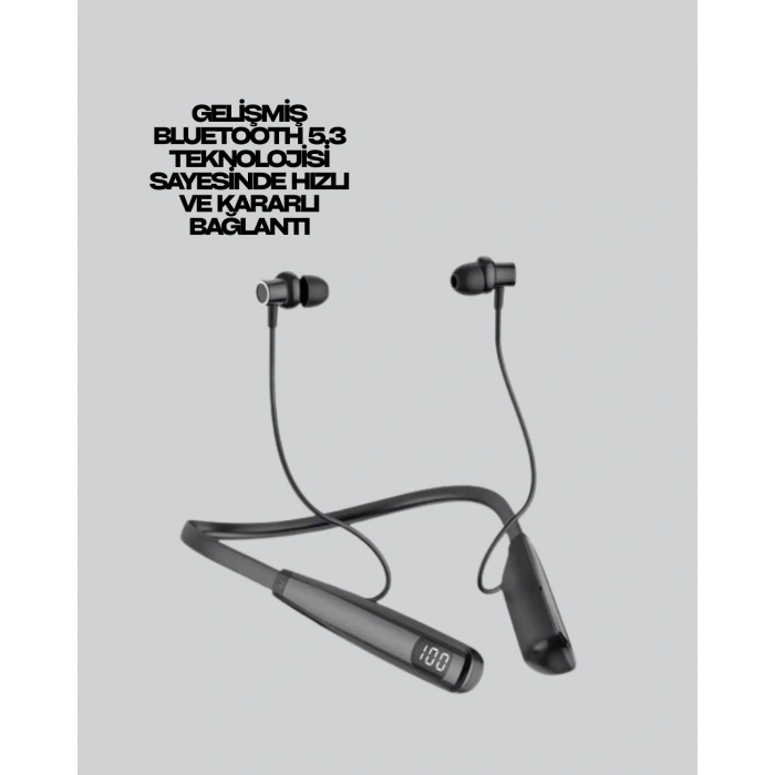 Bluetooth 5.3 Boyun Bantlı Kulaklık – Oyun Ve Müzik Modu, Sd Kart Desteği