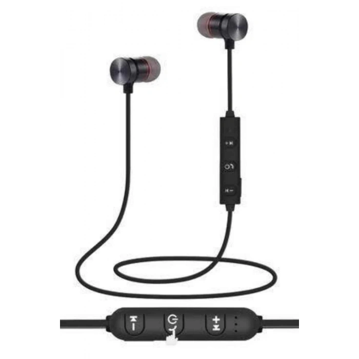 Bluetooth Bağlantılı Kablolu Mıknatıslı Sport Kulaklık