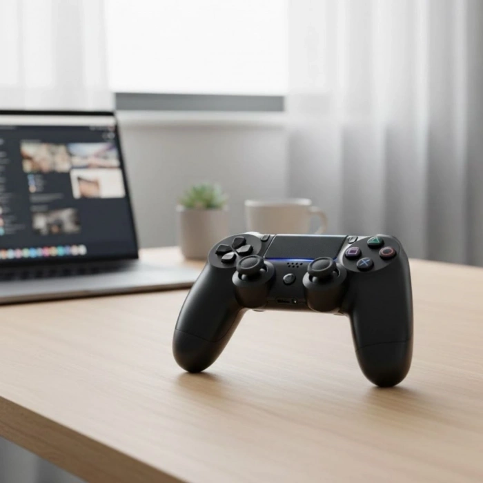 Bluetooth Kablosuz Gamepad – Ergonomik Tutuş, Hassas Analog Joystick, PC &amp; Mobil Uyumlu Oyun Kolu (5324)