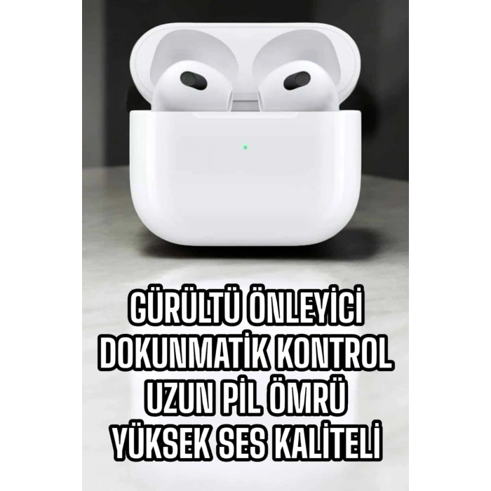 Bluetooth Kulaklık 3.Nesil Kablosuz Uzun Pil Ömrü Dokunmatik Kontrol