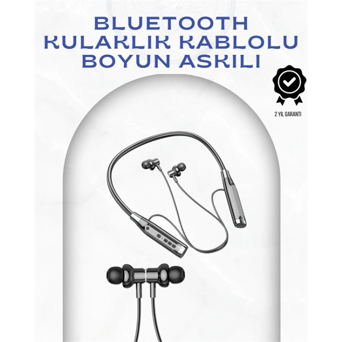 Boyun Askılı Kablosuz Kulaklık – 120 Saat Kesintisiz Müzik Keyfi