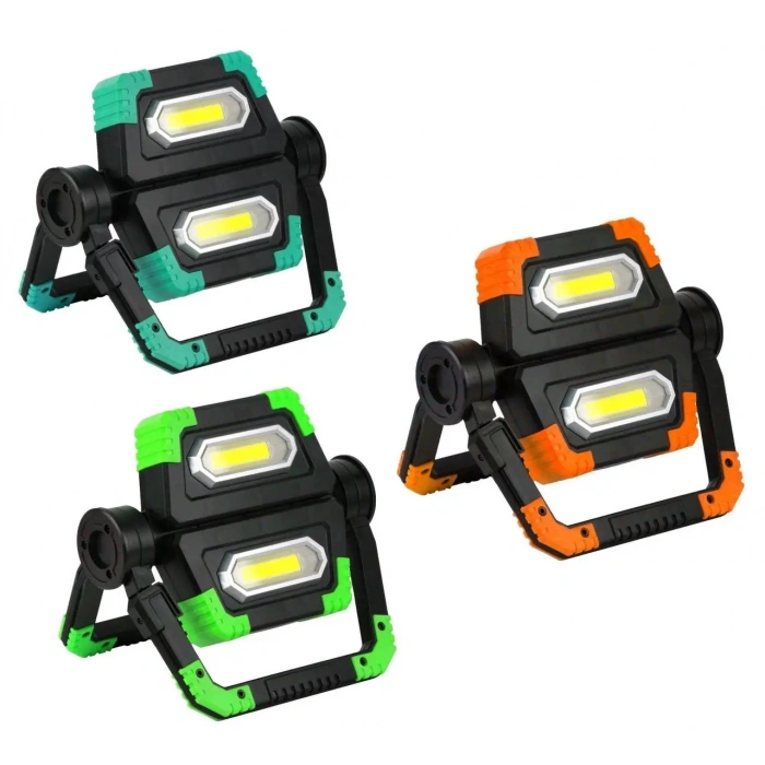 Bright Yd-858a  Cob Led Projektör Pilli El Feneri