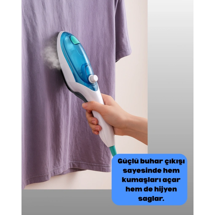 Buharlı Kırışıklık Giderici Pratik Ev Ve Seyahat Ütüsü