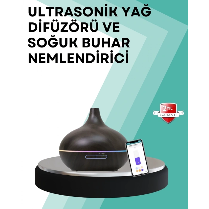Büyük Su Hazneli Ultrasonik Difüzör ve Oda Nemlendirici