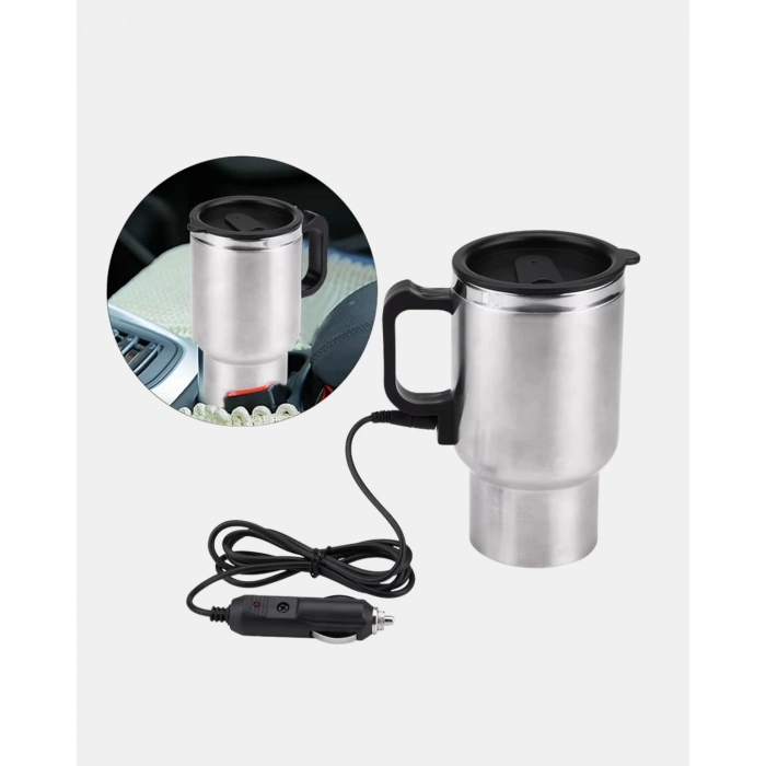 Çakmak Girişli Isıtıcı Termos Bardak Düşük Tüketimli