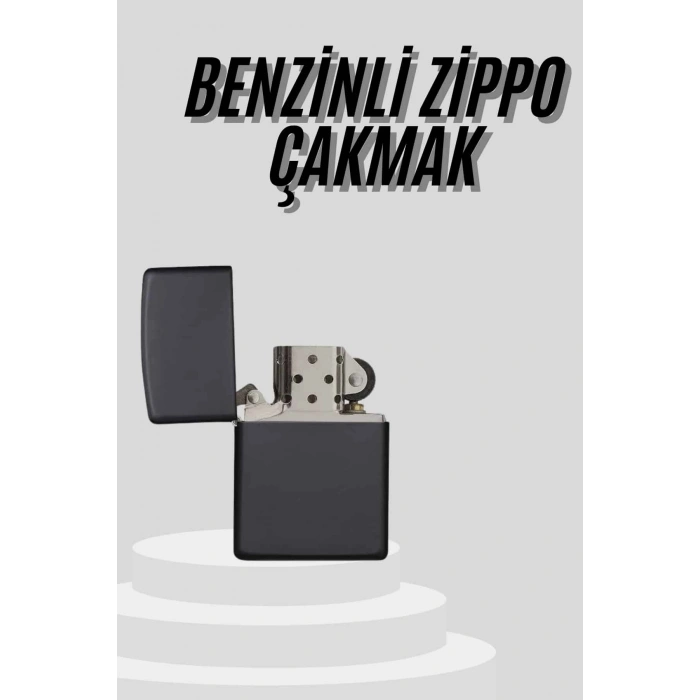 Çakmak Parlak Siyah Doldurulabilir Hedyelik Eşya