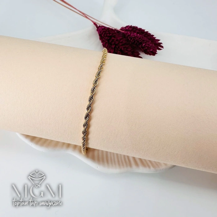Çelik Burgu Bileklik 2 Mm - Kbl0092