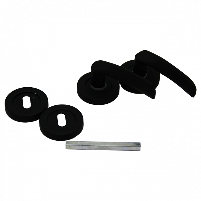 ÇELİKEL ERİŞ-10 AMERİKAN ODA KAPI KOLU SİYAH (5324)