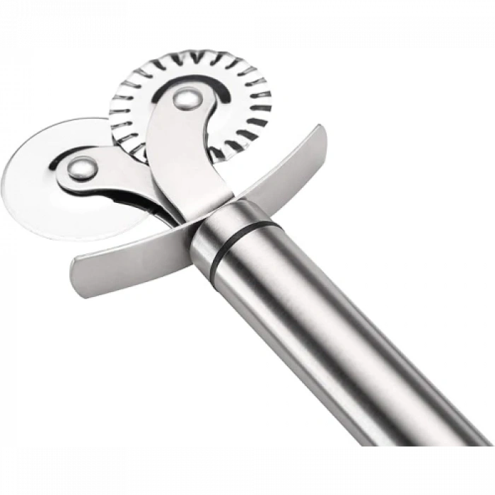 Çift Başlıklı Pizza Hamur Bıçağı