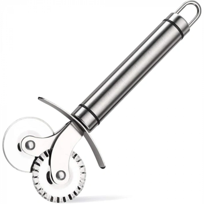 Çift Başlıklı Pizza Hamur Bıçağı