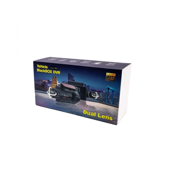 Çift Görüşlü Dashcam – Gece Görüşlü 1080P Araç İçi Güvenlik Kamerası
