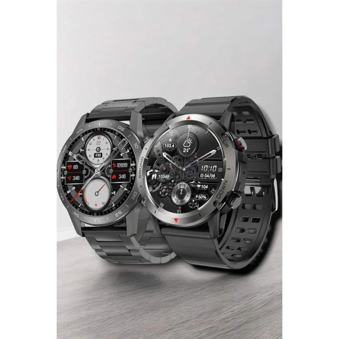 Çift Kordonlu Yüksek Çözünürlüklü Akıllı Saat Uyku İzleyici & Spor Modları