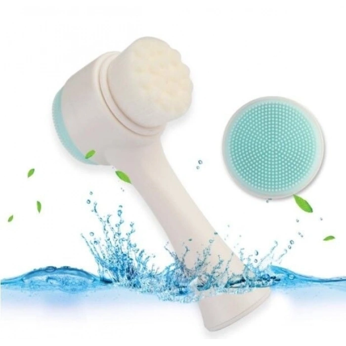 Çift Taraflı 3D Yumuşak Yüz Bakım Fırçası