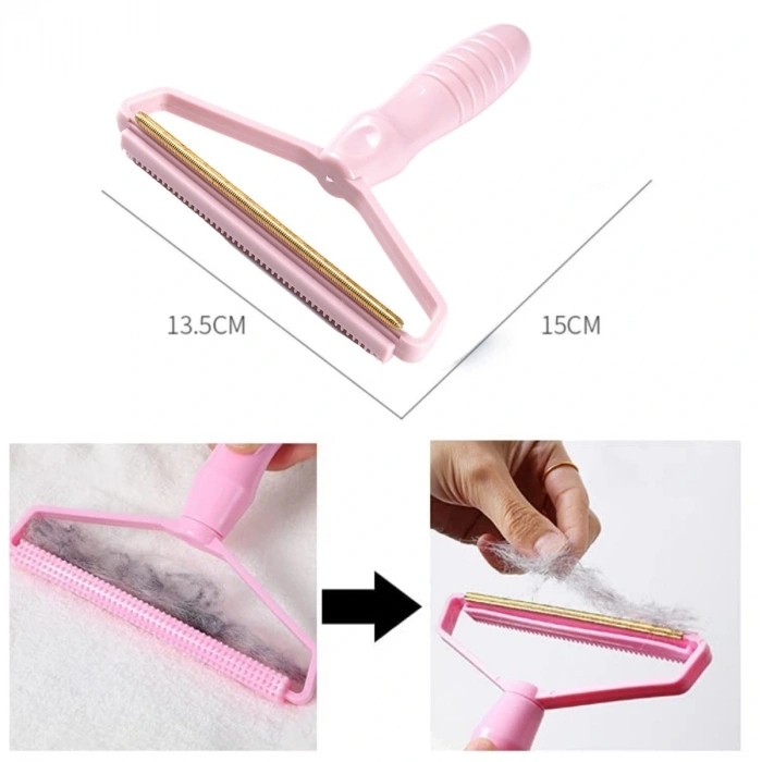 Çift Taraflı Elbise Kazak Plastik Kumaş Tüy Alma ve Tiftik Temizleyici Toplayıcı Taşınabilir (5324)