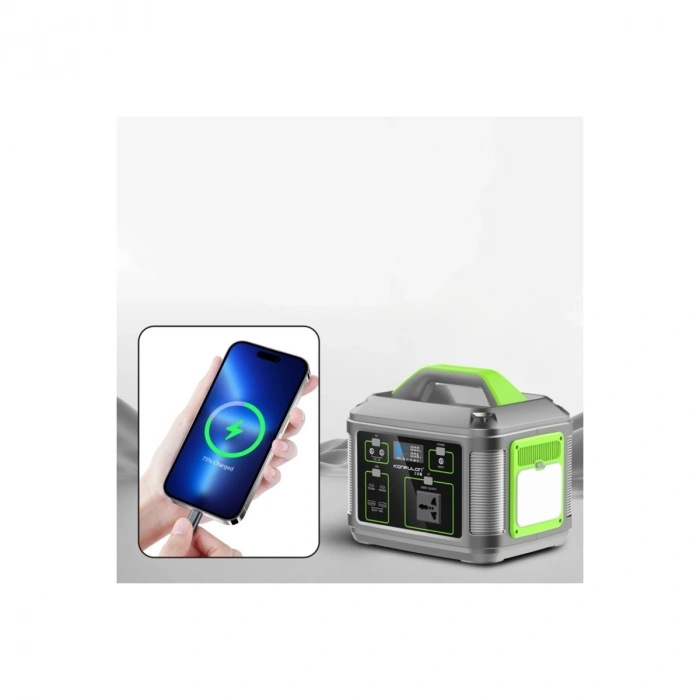 Cn05 Powerbank 600w 128.000 Mah Kamp Şarj 60w Pd - Siyah
