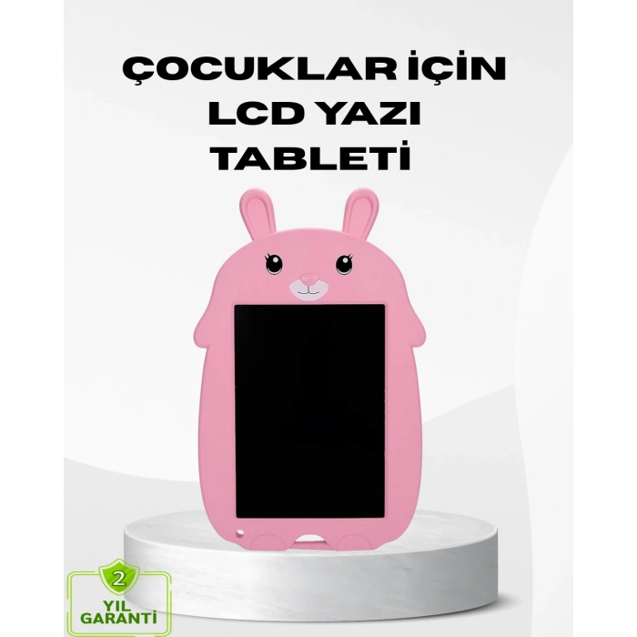 Çocuklar İçin Lcd Yazı Tableti Hafif Ekran Kilitli Çizim Ve Eğitim Tableti