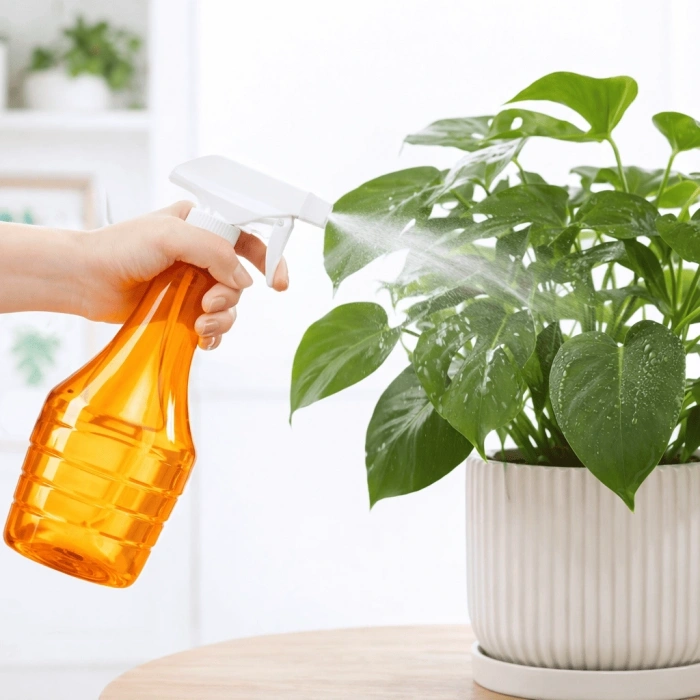 Çok Amaçlı Fısfıs Çiçek Sulama Şeffaf Su Sprey Şişesi 500 Ml