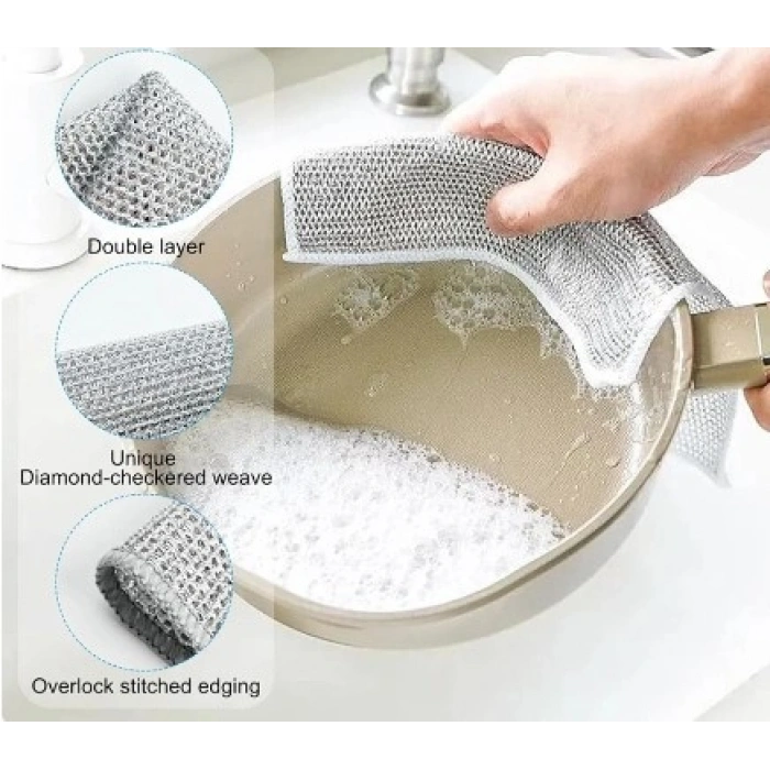 Çok Amaçlı Sihirli Tel Temizlik Bezi (5324)