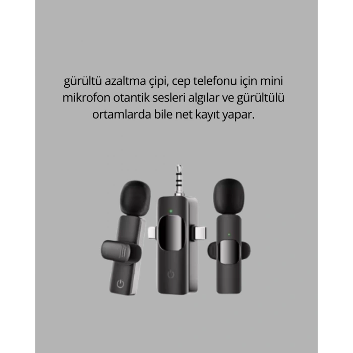 Çok Yönlü Mikrofon - Net Ses, Uzun Pil