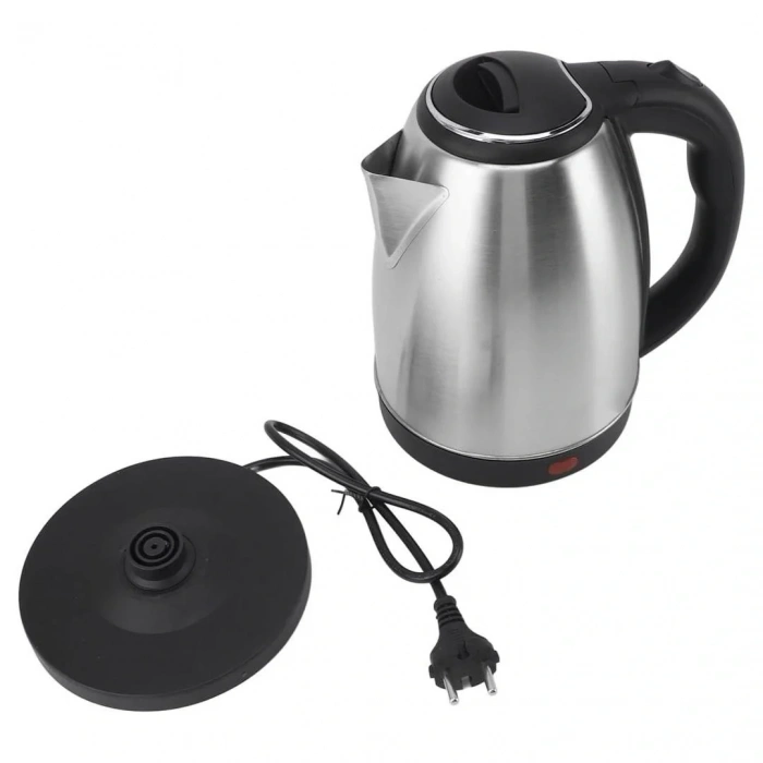Crown CRW-7102 1500W 1.8 Litre Lüks Çelik Su Isıtıcı Kettle İnox (5324)