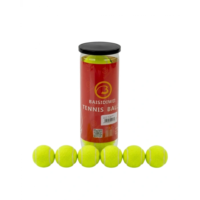 Dayanıklı Tenis Topu 6’lı Set Yüksek Zıplama ve Uzun Ömür
