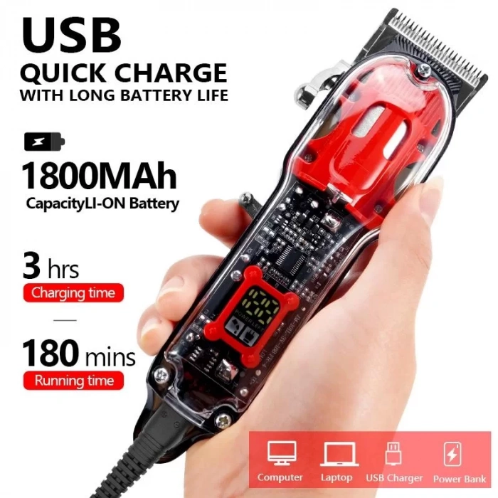 Dearling Şarjlı Saç Kesme Makinesi RF-107 (5324)