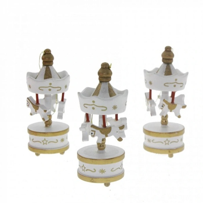 Dekoratif 6lı Beyaz Mini Atlı Karınca