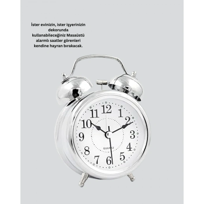 Dekoratif Gümüş Saat